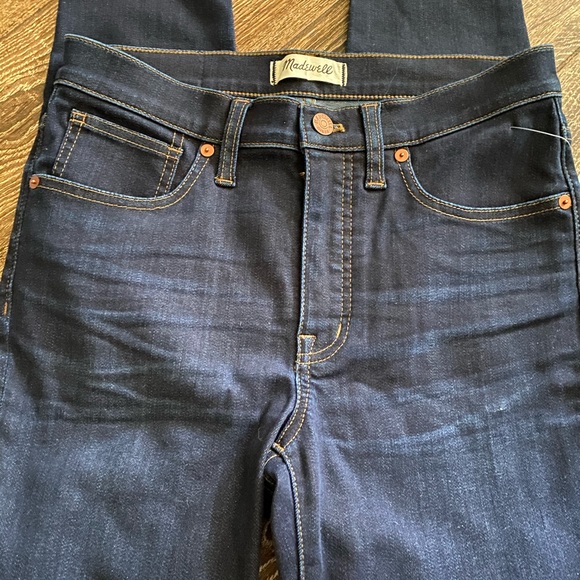 Madewell Denim - NWOT Madewell dark wash high waisted skinny jean
